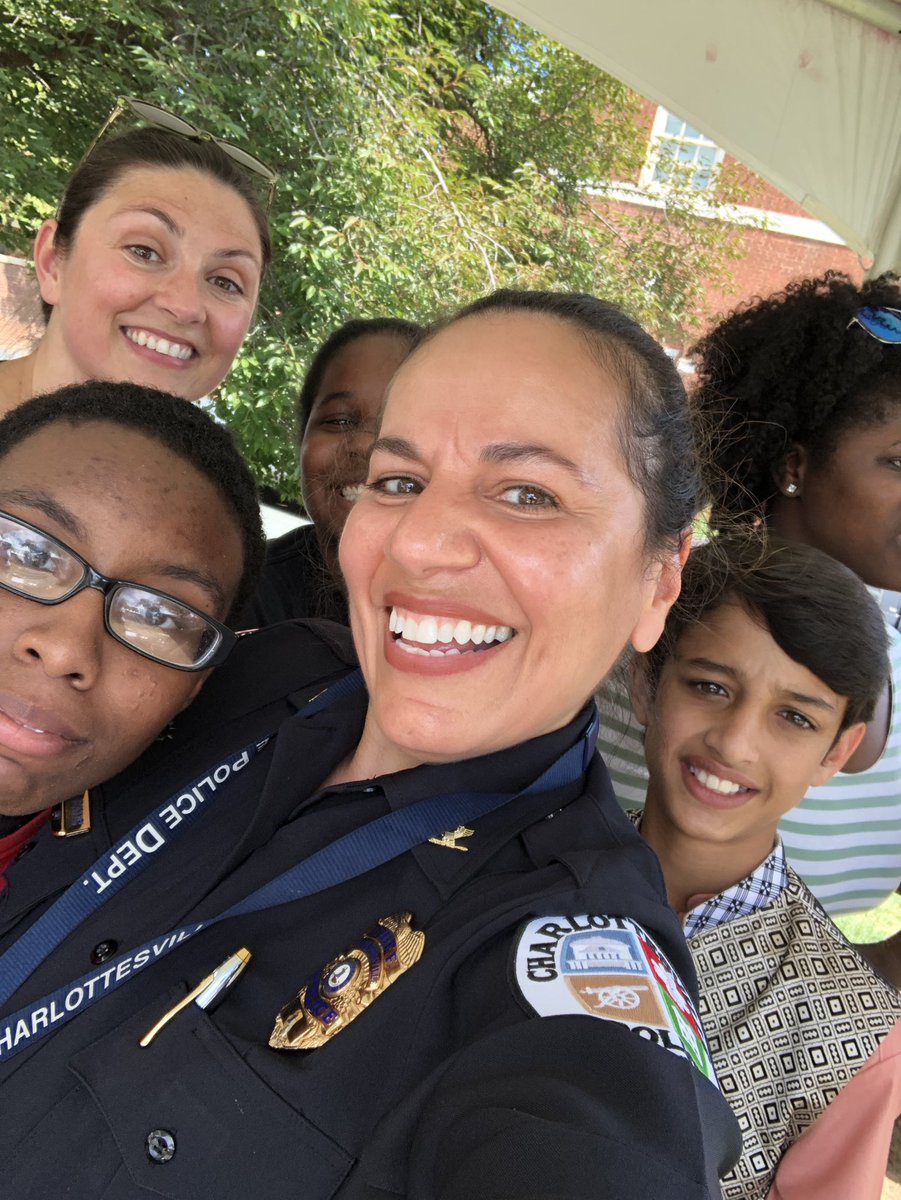 cvillepolice's tweet photo. Some photos from this afternoon’s #ResourceFair that’s a part of the @UnityDaysCville. Chief Brackney posed for some selfies with the kids! https://t.co/KLqTqkTbhA