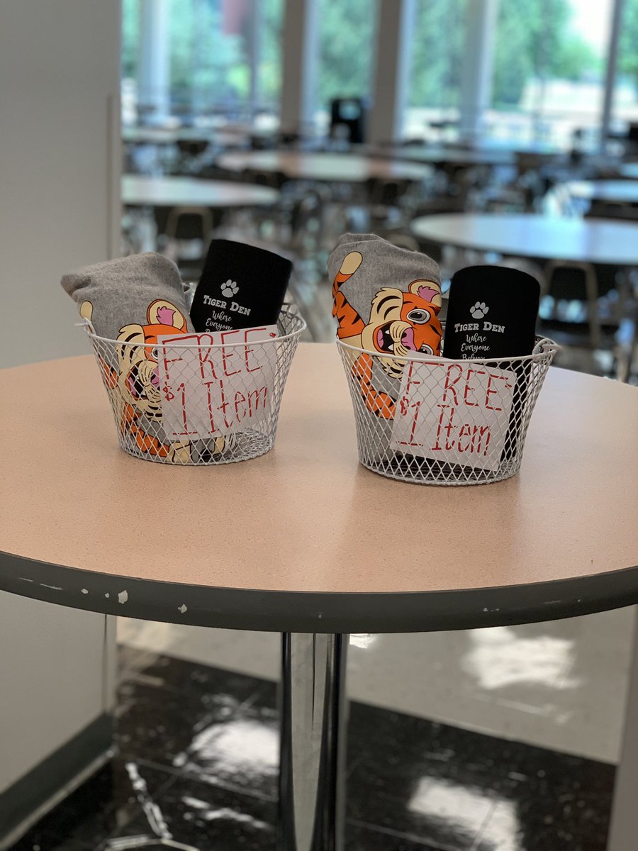 Tiger Den will be open on the first day! Stop by, and check out our beginning of the year raffle baskets! 1 ticket= $1; 6 tickets=$5! See you Tuesday, Tigers!!