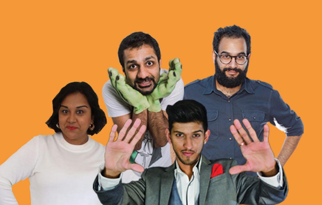 southstreetarts's tweet photo. The fab @DesiCentral presents a night of hilarious stand-up comedy with us on Friday 15 November, 'The Indians Are Coming', with @MickeyNSharma, SJ Magic, @ForSukhsSake &amp; @Omid_Singh Book tickets now: https://t.co/B3h3jRFtg3 https://t.co/DAnA8dybsf