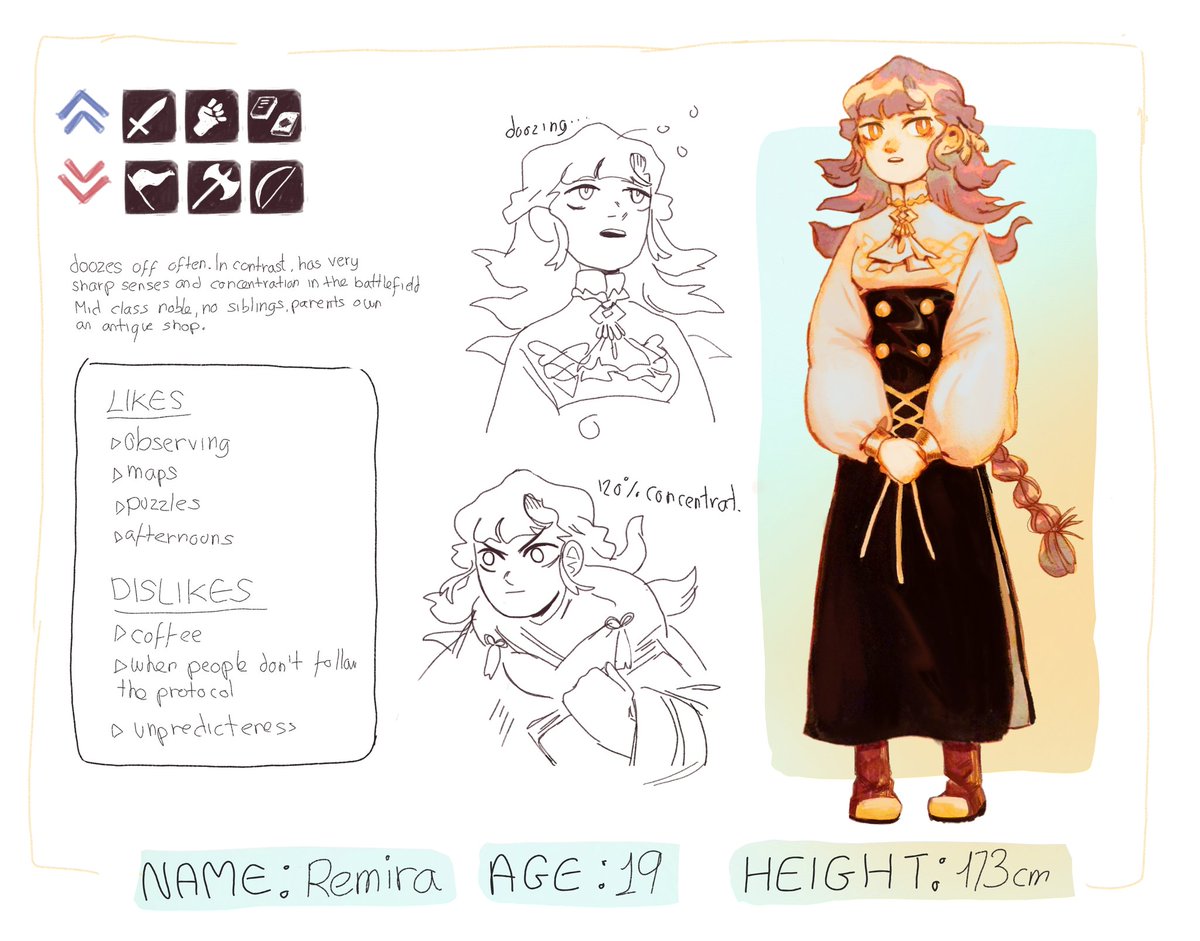 #FE3HOCPARTY I hope I'm not late! Here is Remira, my #FE3H oc, house undecided-- Hope you guys like her as much I I do !! ? 