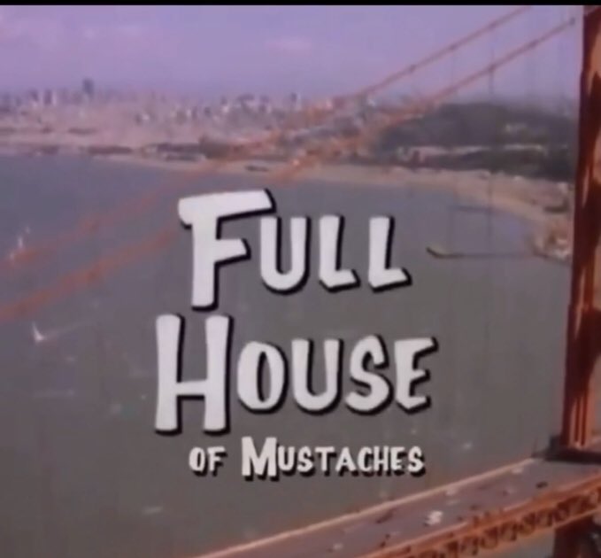 Full house with mustaches intro lol watch here youtu.be/NBC2N1LyQjU #lol #love #SundayMorning #SundayThoughts #SundayFunday #SundayBrunch #Sunday #news