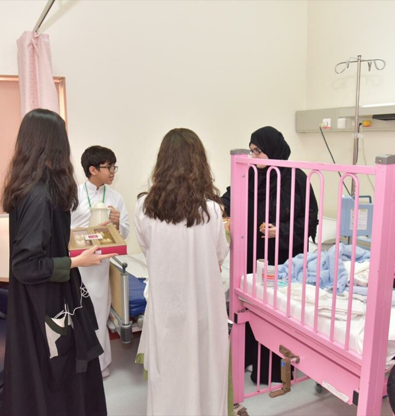 كما سعدت #مجموعة_دعم_الطفولة بمعايدة الأطفال المنومين ضمن فعاليات #طفولتنا_عيد٥ في مستشفى الملك سلمان <a href="/RUH_KSH/">مستشفى الملك سلمان</a>  في #الرياض
