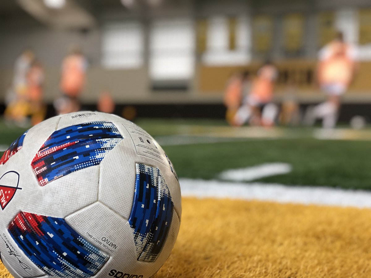 On the field and getting ready for the Gold and White scrimmage! 

#OneWyoming #GoWyo