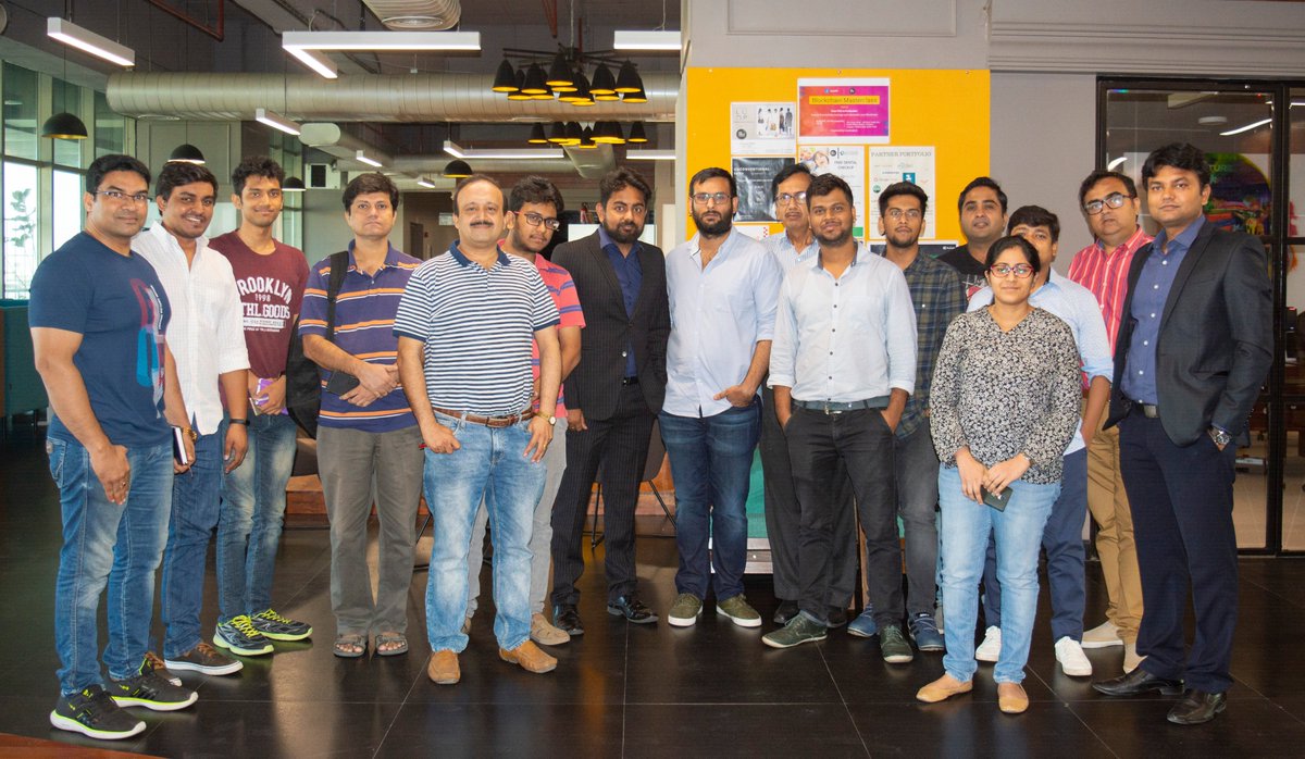 squadx_io's tweet photo. SquadX Blockchain Masterclass: 05

A successfully delivered fifth edition of Blockchain Masterclass for IT and working professionals at 
@TheCircleWork, Gurgaon. Thanks to our media partner 
@CoinGapeMedia
 
An engaging session by @vitmeans
 
@abhinavagrwl94 https://t.co/3UwdNoeD6R