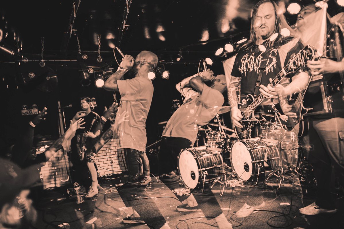 JesusPieceHC's tweet photo. Tonight @ the 27 Club in Ottawa w/ @FumingMouth , Contempt and Moratorium. 

It’s our first time playing here
Let’s fucking go https://t.co/yaRGIQPrSw
