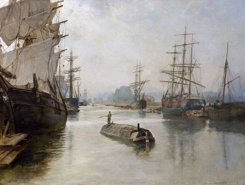 WilhelmGustloff's tweet photo. John Collier
Gloucester Docks
1922 https://t.co/AfCfjkgrmz