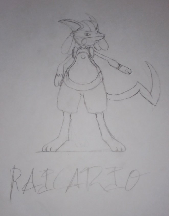 Iovine_'s tweet photo. Hoy he ido a un salón del manga y ha sido una pasada, encargue un dibujo a @Electro_MeDP con una fusión entre Raichu y Lucario, la bautizamos y todo, su nombre es Luchu. A mí me parecía una primera etapa evolutiva, así que me propuse hacer la siguiente la he llamado Raicario. https://t.co/NE12fmn4ia