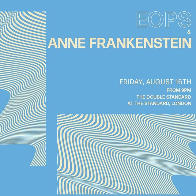 eops's tweet photo. Next Friday @DJAFrankenstein & @eops (BlackWaxSolution) take over the controls at the luxurious Standard Hotel, Kings Cross from 9pm. Treat yourself to a night of glorious music played on London’s finest new sound system. #London #KingsCross #StandardH… https://t.co/RfJDPcr95C https://t.co/YuF8w3Ecdj