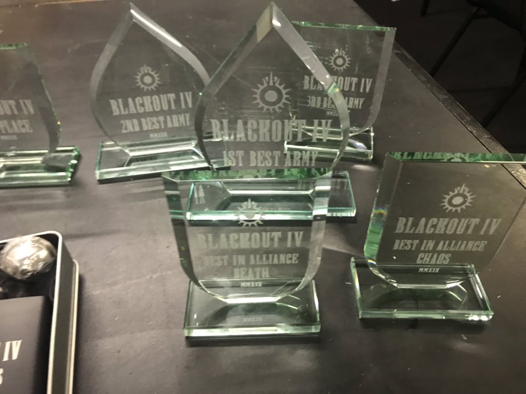 ppaintedstudios's tweet photo. Our glass trophies & Hipflasks on display for #BLACKOUT19 https://t.co/SQlGtoDRij