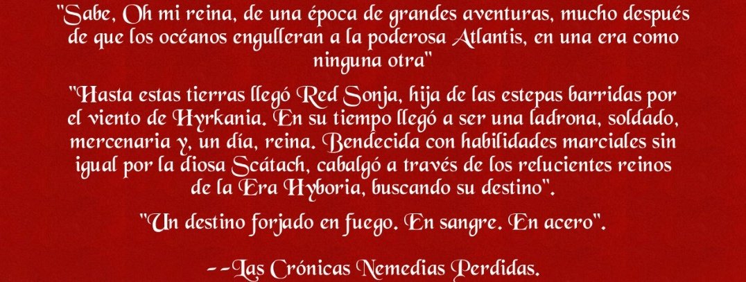 [ Define a Red Sonja con una foto: ]