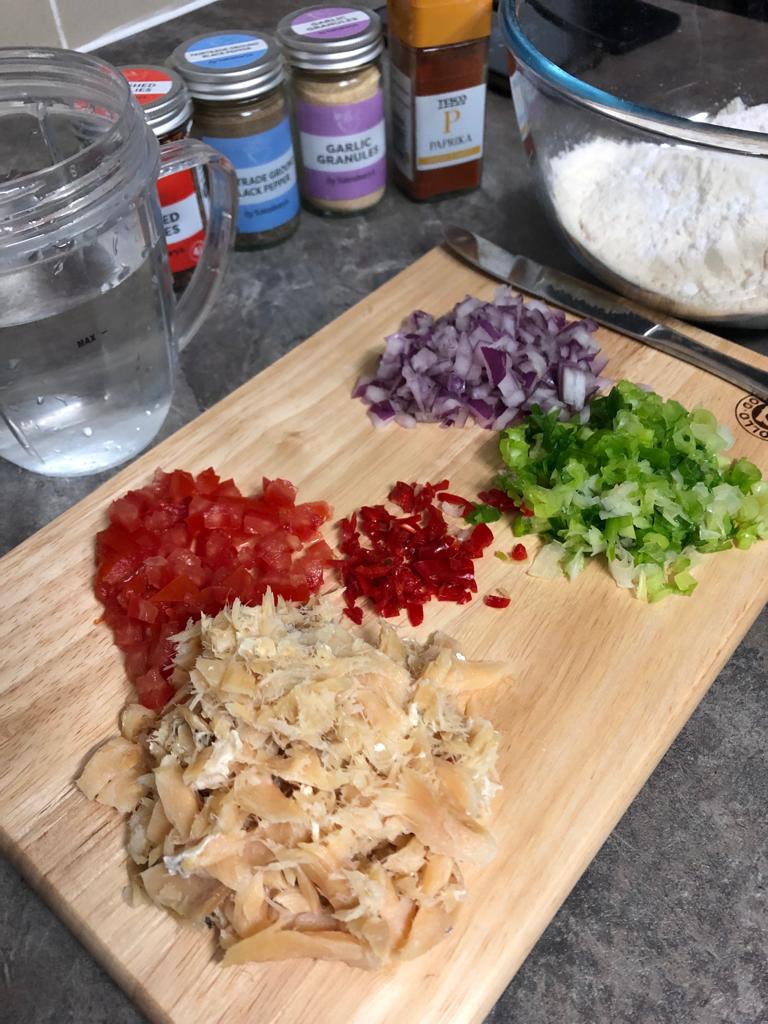 pinchofwafrica's tweet photo. Salted Cod fritters pinched and inspired from the Caribbean. Check our IGTV post shortly for recipe🔥👌🏿#PinchofWestAfrica #codfritters #saltfishfritters #Carribeanfood #fusionfood #fingerfood #saltfish #London #Londonfoodie #bbcgoodfood #FoodNetwork https://t.co/xLPUodIzV8