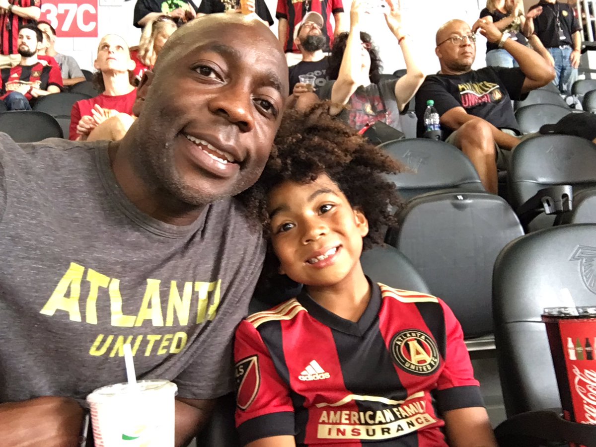tomiogun's tweet photo. Back at the Benz for another one. #UniteAndConquer #ATLUTD https://t.co/pCFS842duz