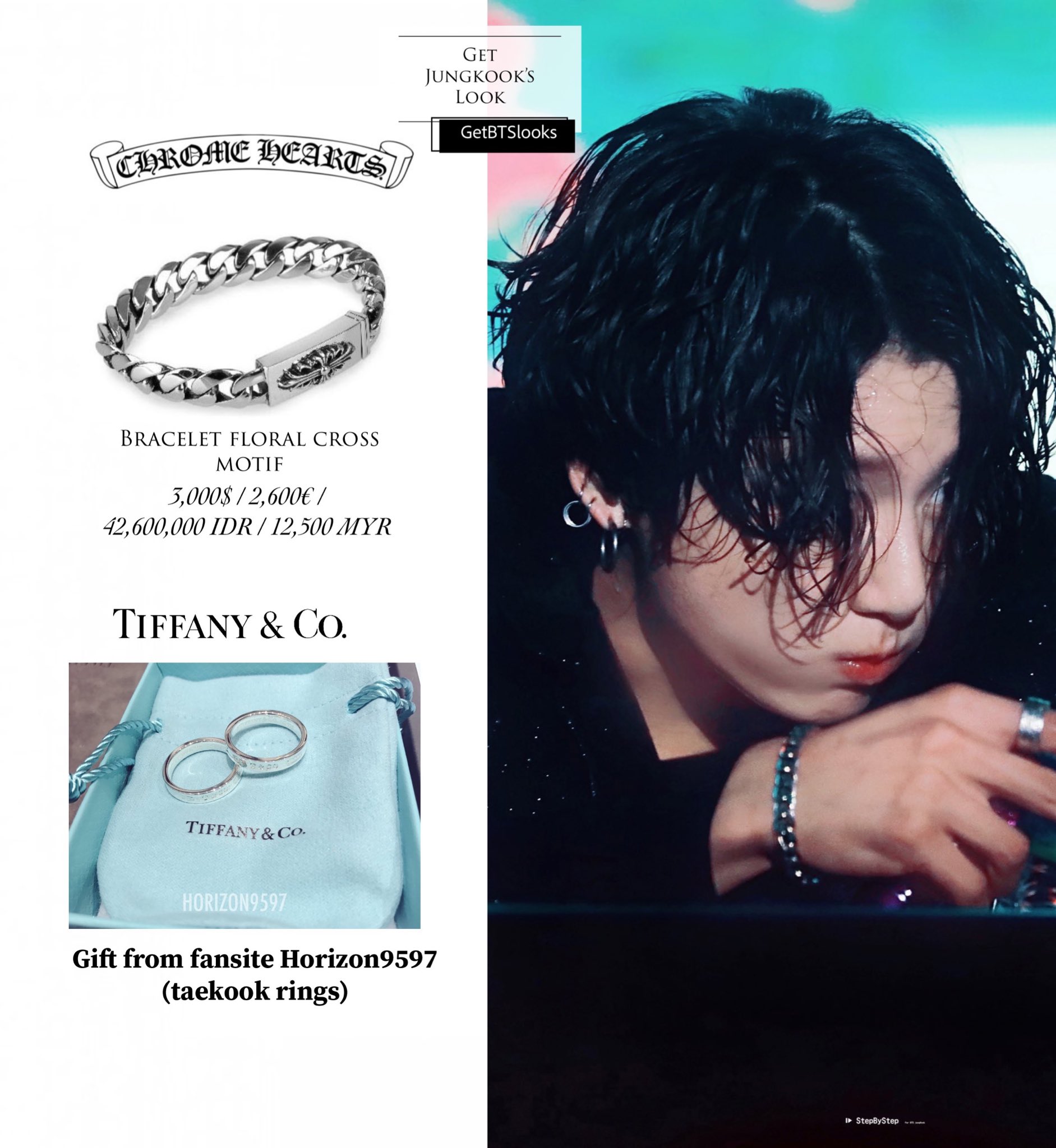 Chrome Hearts bracelet and Tiffany 