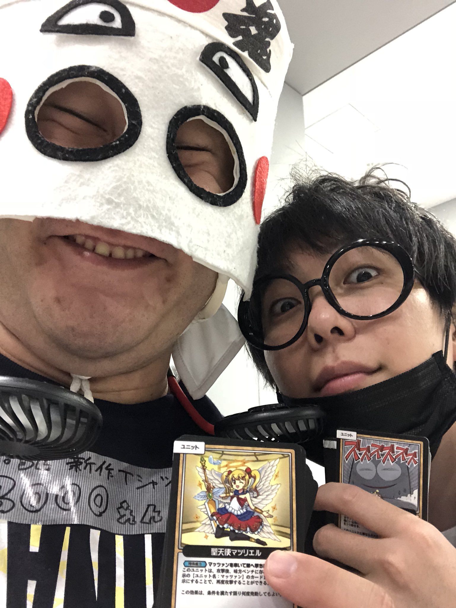 いい大人達 ゲーム実況者 コミケ参加特典としてタイチョーとせらみかるがカードをプレゼントするよ やったぜ タイチョー いい大人達 マッツァンカードゲーム いい大人達 ゲーム実況者 コミケ参加特典としてタイチョーとせらみかるがカードをプレゼントするよ やったぜ タイチョー いい大人達 マッツァンカードゲーム