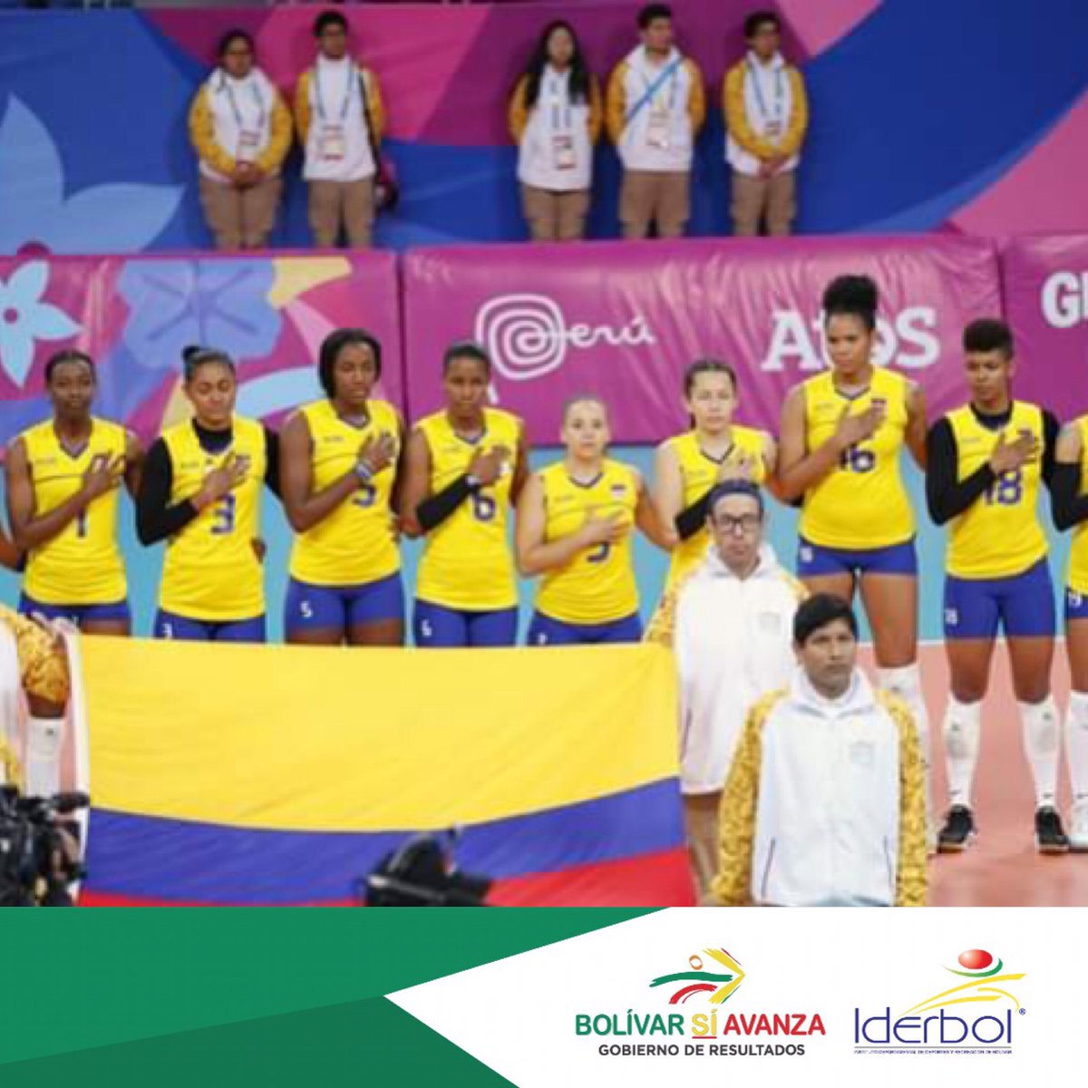#Voleibol🏐

El Voleibol Femenino de Colombia 🇨🇴 se quedó con la medalla de Plata 🥈 en los Juegos Panamericanos #Lima2019.

❇️5 Bolivarenses hicieron parte de esta Selección.
*Amanda Coneo.
*Dayana Segovia.
*Maria Alejandra Marín.
*Melissa Rangel.
*Darlebis Duran