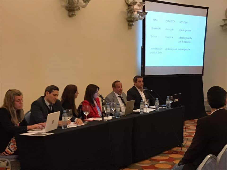 MagistradosBBca's tweet photo. Panel sobre el Sistema de Responsabilidad Penal Juvenil, con Natalia Giombi y @CASTILLODDHH, representantes del Colegio @MagistradosBBca
II Congreso de Magistrados y XVII Congreso de Secretarios y Funcionarios de la Provincia de Buenos Aires, Mar del Plata, 2019 https://t.co/Jk1S8sBmkC
