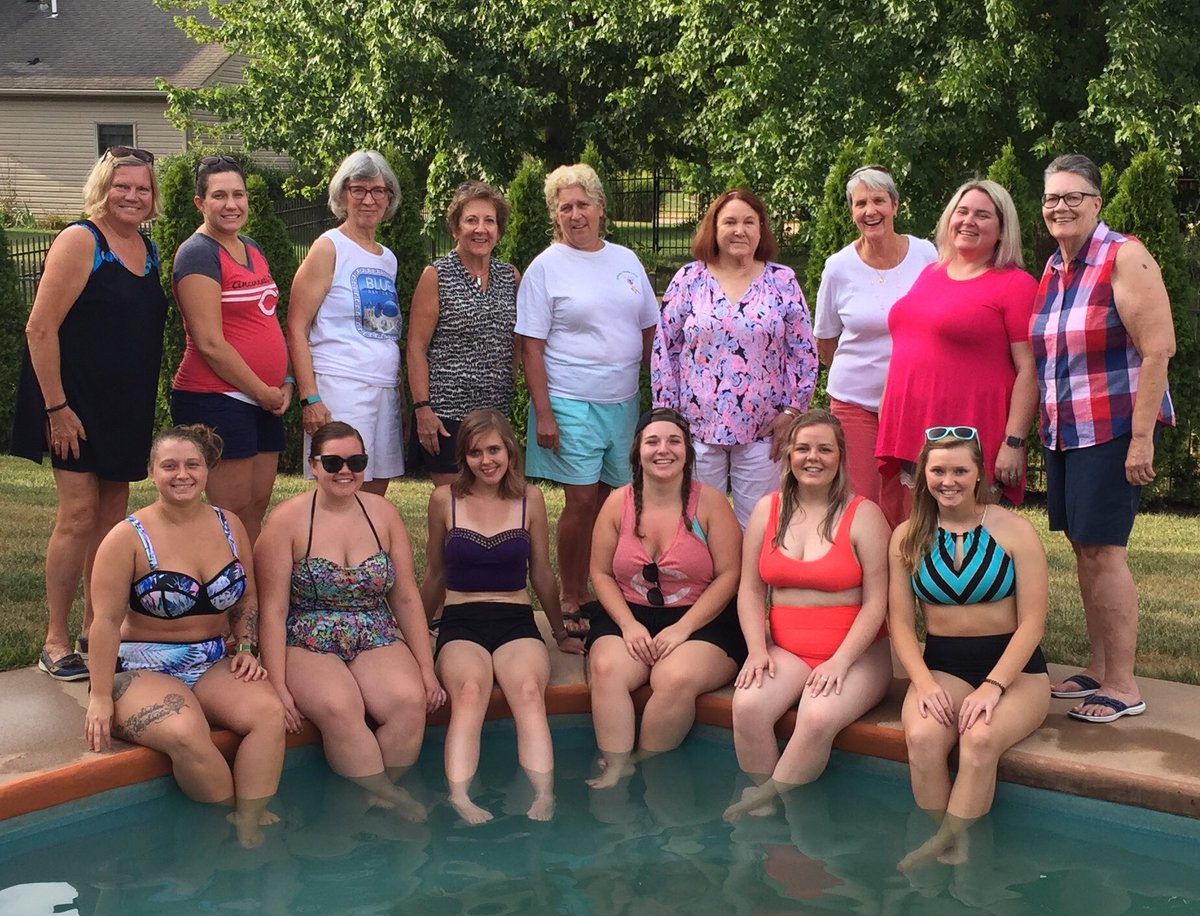 Beautiful day with beautiful sisters at our annual alumnae pool party! #ifnotforkd #discoverkd