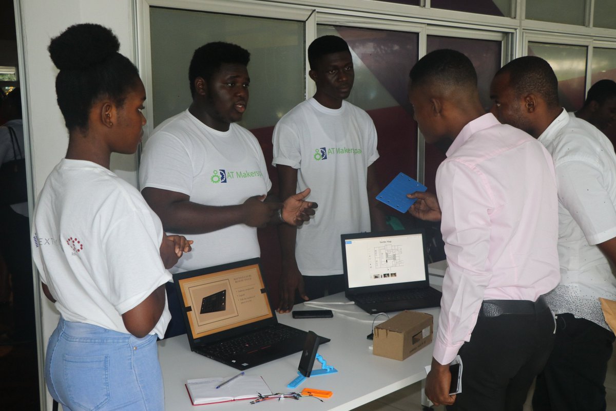 AshesiDesign's tweet photo. Last Friday was the launch of the Assistive technology Makerspace @ghBritish. With the help of @TechEra_Gh newly developed audio assistant AI the visually impaired can study and solve past questions just like any student. #ATMakerspace #IXAM https://t.co/AhbWJCrFfv