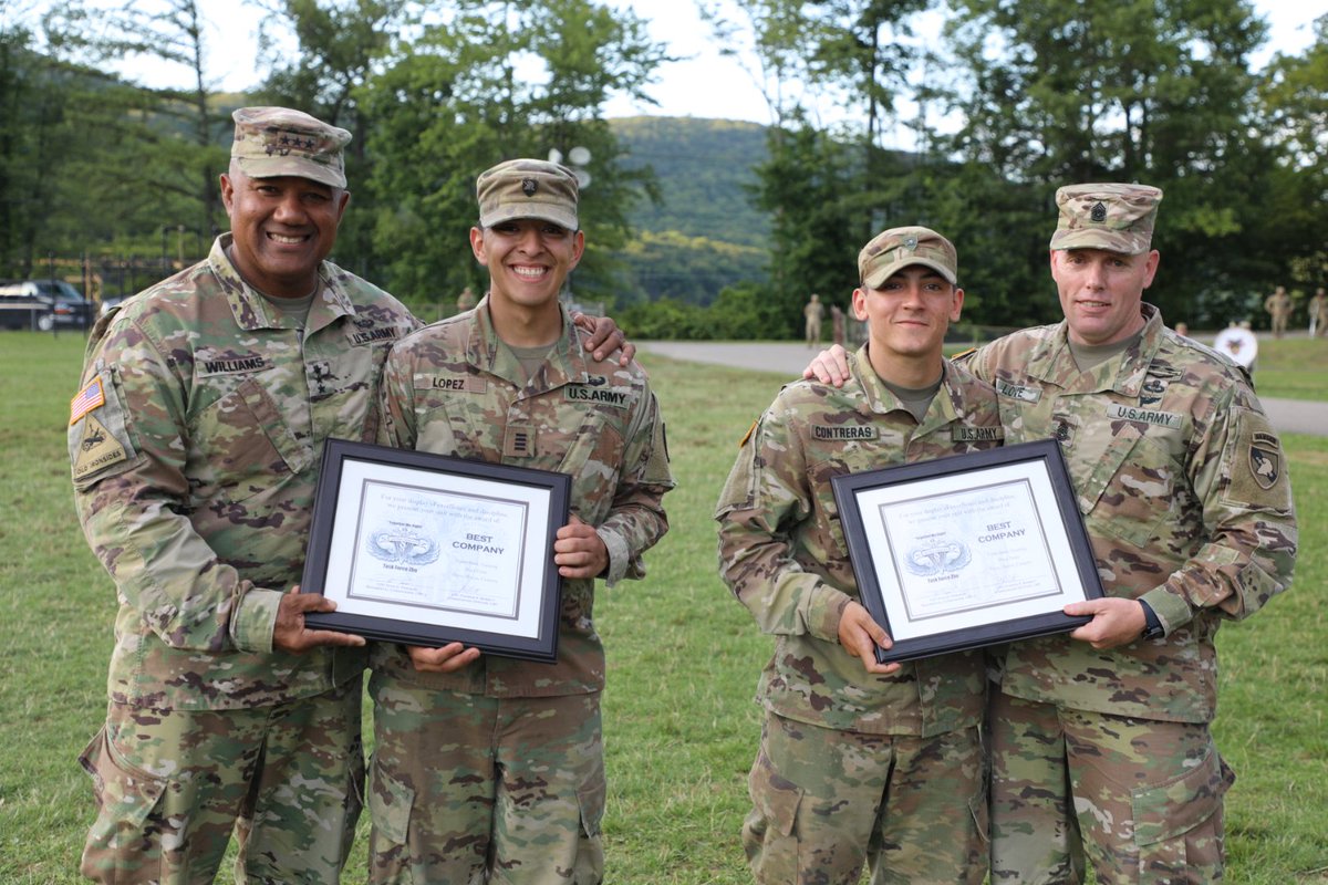 WestPoint_USMA's tweet image. Congratulations to India Co. who will lead #MarchBack as Best company for Cadet Basic Training. Tune in tomorrow morning on Facebook Live @WestpointUSMA around 10:45 a.m. as #USMA2023 completes the final leg of a 12-mile road march signifying the successful completion of CBT.