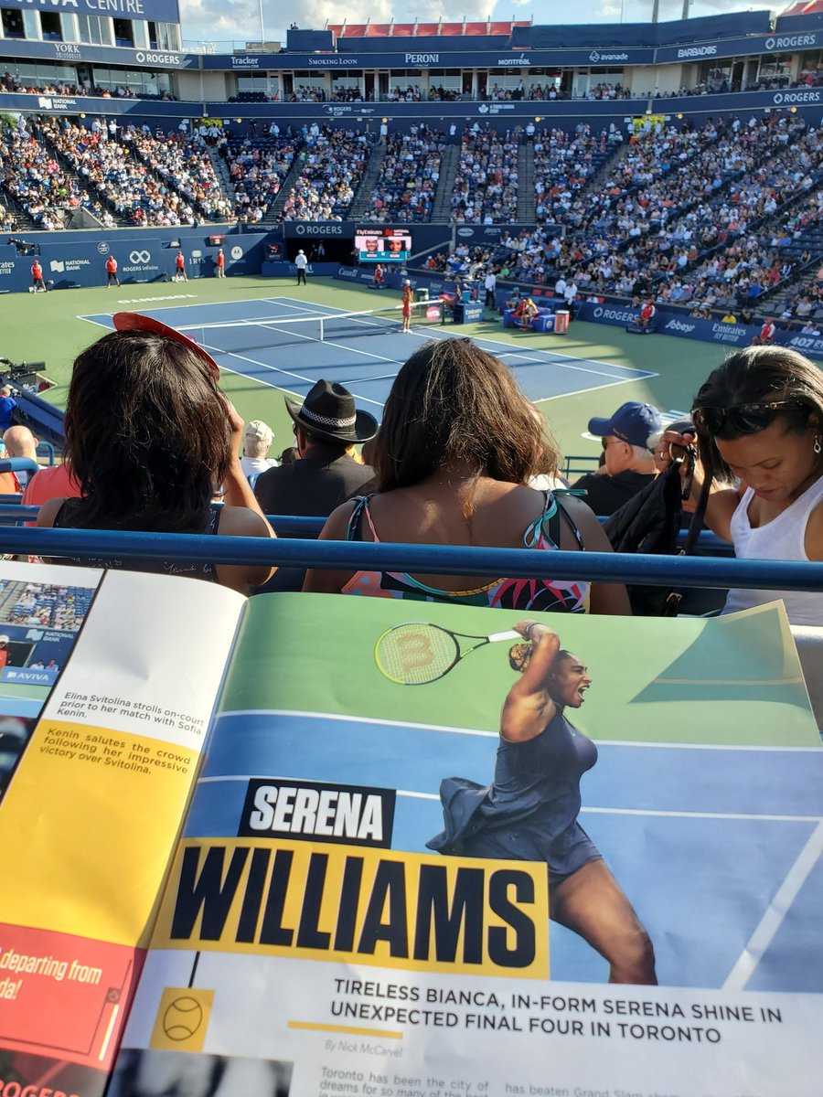 DaRealFloWitMe's tweet photo. Bucketlist....Check! Finally got to see @serenawilliams play in the semifinals at the Rogers Cup. Now I just need to figure out how I can see @Venuseswilliams play! #RogersCup  #Tennis #Bucketlist https://t.co/i0DbRnLFuM