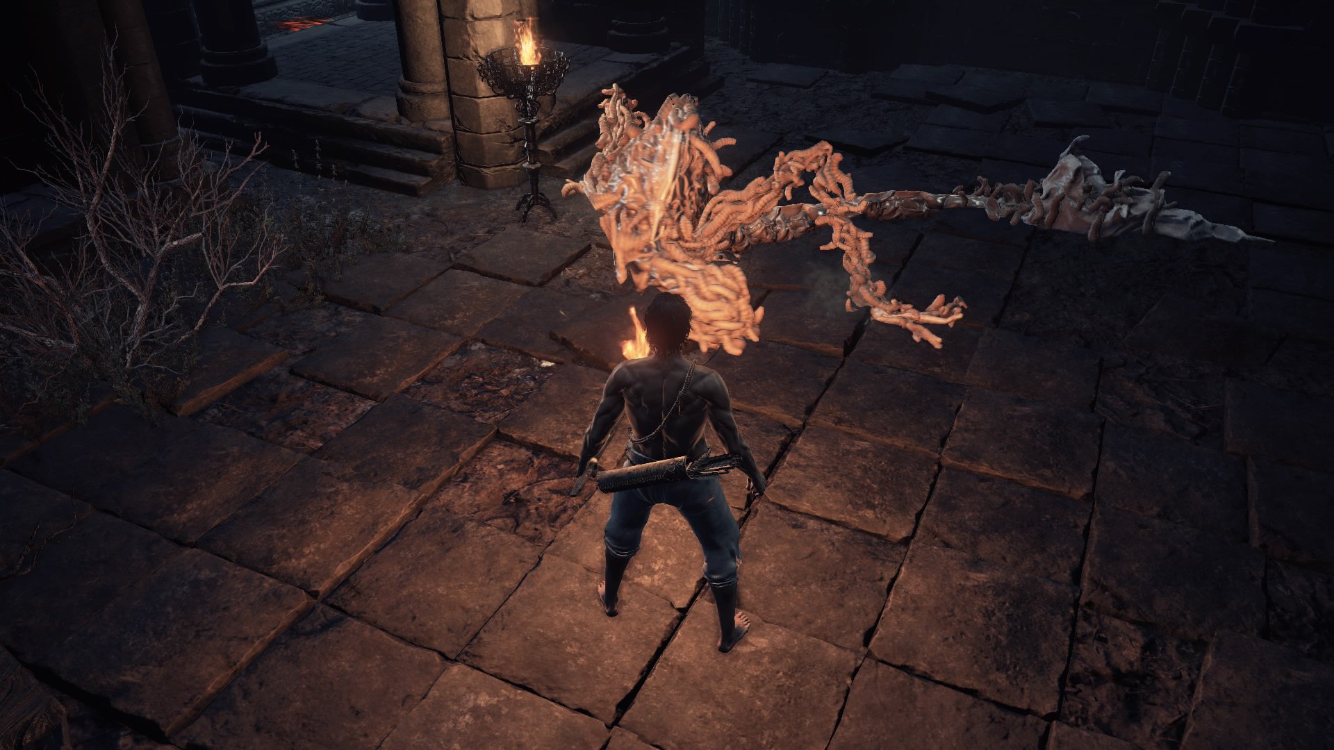 Acid Bakery 蘇る死体 蘇る死体蛆 死体蛆 死体蛆 の尾に垂れ下がるのは死体の残骸でしょうか 巡礼者が 蝶 蛹 天使 に変態するように これも一種の闇の苗床なんでしょう 深海の時代はこういったものが歩き回る訳です 楽しみ