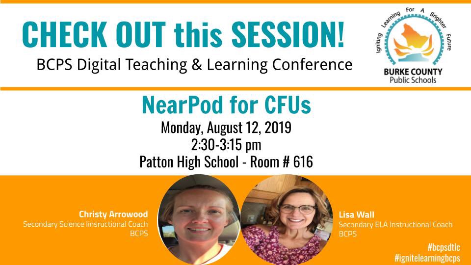 lwall92's tweet photo. Looking forward to sharing information about Nearpod with teachers at the DTLC tomorrow! Come see us!😊#ignitelearningbcps #bcpsdtlc https://t.co/YlZT3HOgn9