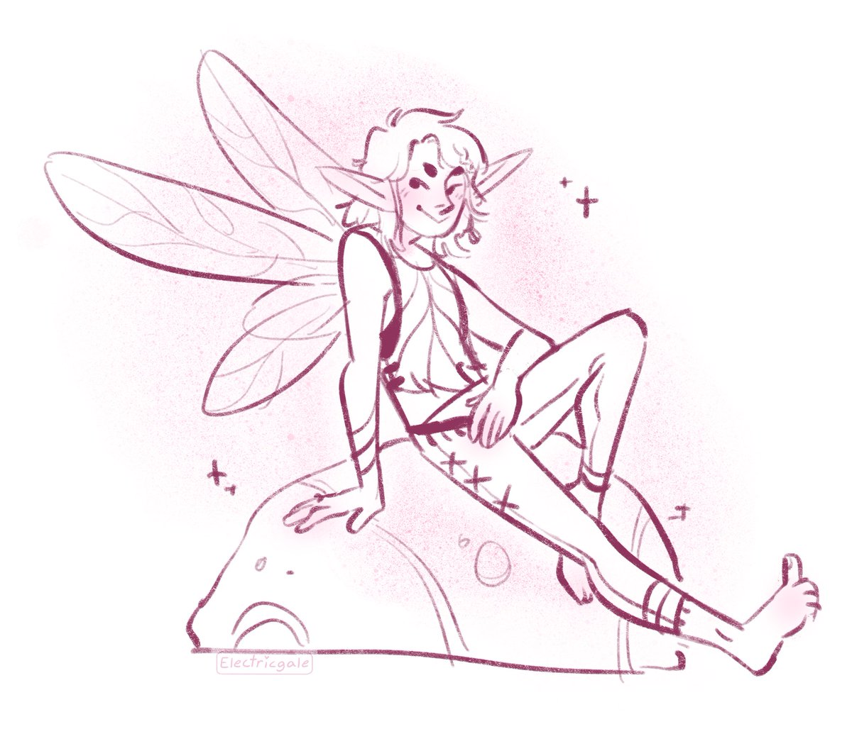 FaewoodGame's tweet photo. Look at this amazing drawing by Rowan!! He is so cute! Perfectly shows off his typical mood and demeanor—smug smile, laidback posture. Ready for some mischief 💅🦇🥀

Full patron-exclusive #PixieBrotherWeek post detailing his personality is available here! https://t.co/jw2jjL6I1t https://t.co/h82ujxxsRQ