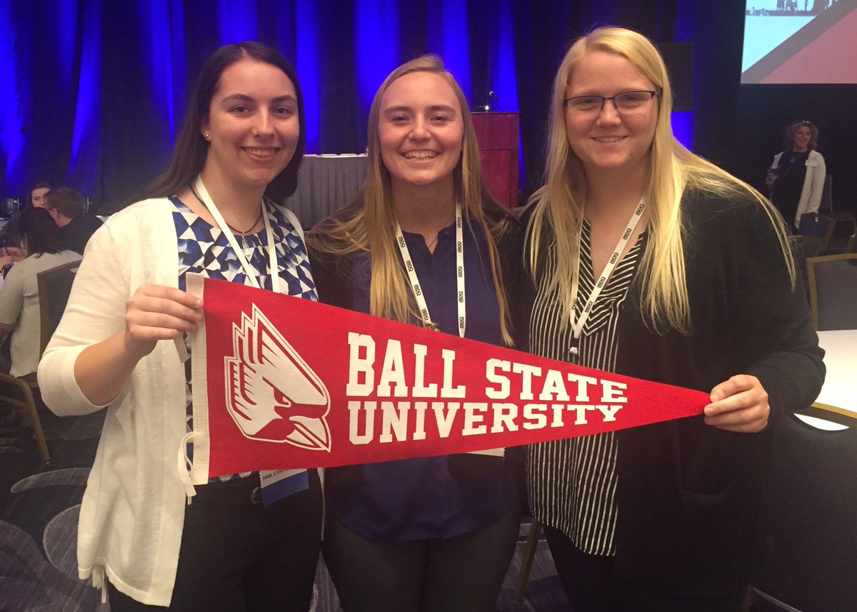 BSUBetaAlphaPsi's tweet photo. This week, three of our officers attended the Beta Alpha Psi Annual Meeting in Chicago, IL. They attended informative sessions, volunteered in the community, and participated in Project Run With It. Looking forward to implementing new ideas within the Zeta Omega Chapter! #bap100 https://t.co/aBZpwkKjE8