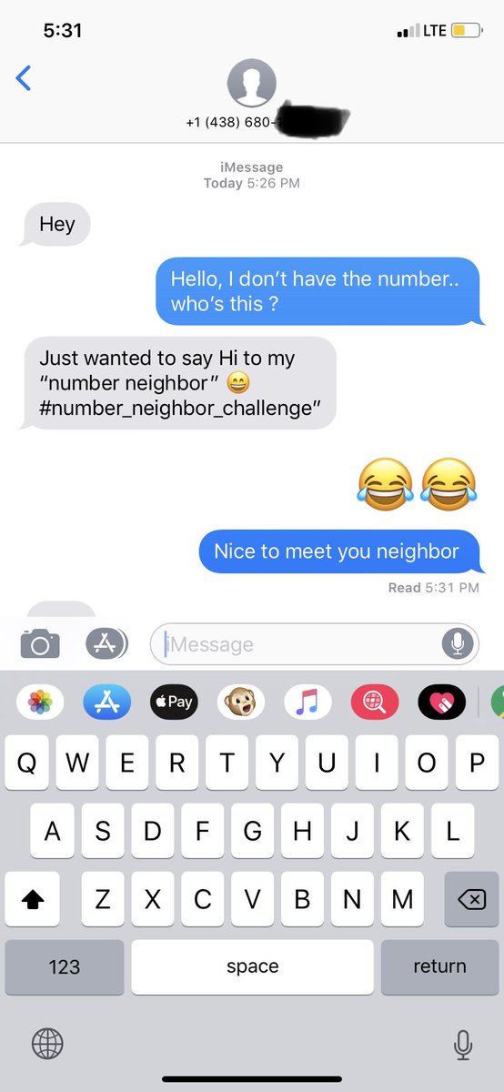 Jbaptiste_A's tweet image. So my number neighbor just texted me 😂😂😂
#NumberNeighborChallenge