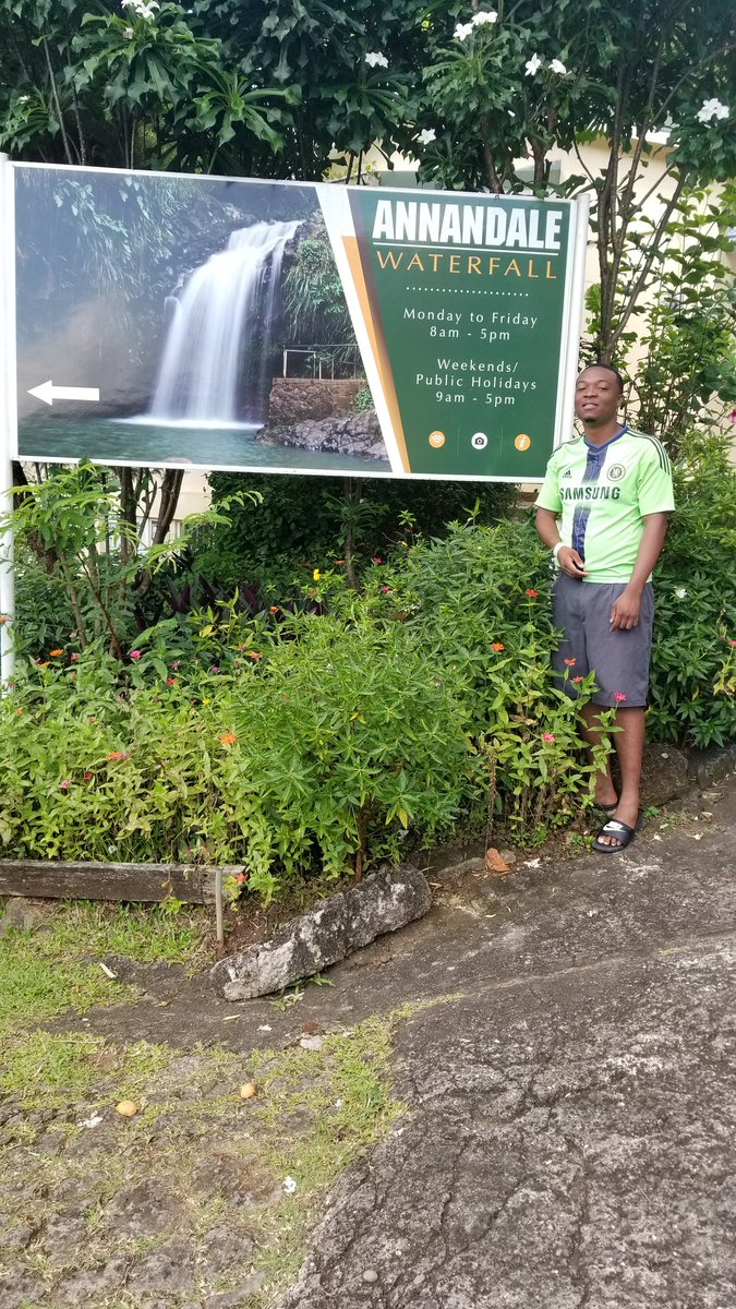 Ben_Jah_Mein's tweet photo. So Grenada has a waterfall name Annandale... guess who went swimming deep inside @annadalee_  today.... 

my bad annandale*🤭🤭🤭🤭 https://t.co/bWQNsgvPux