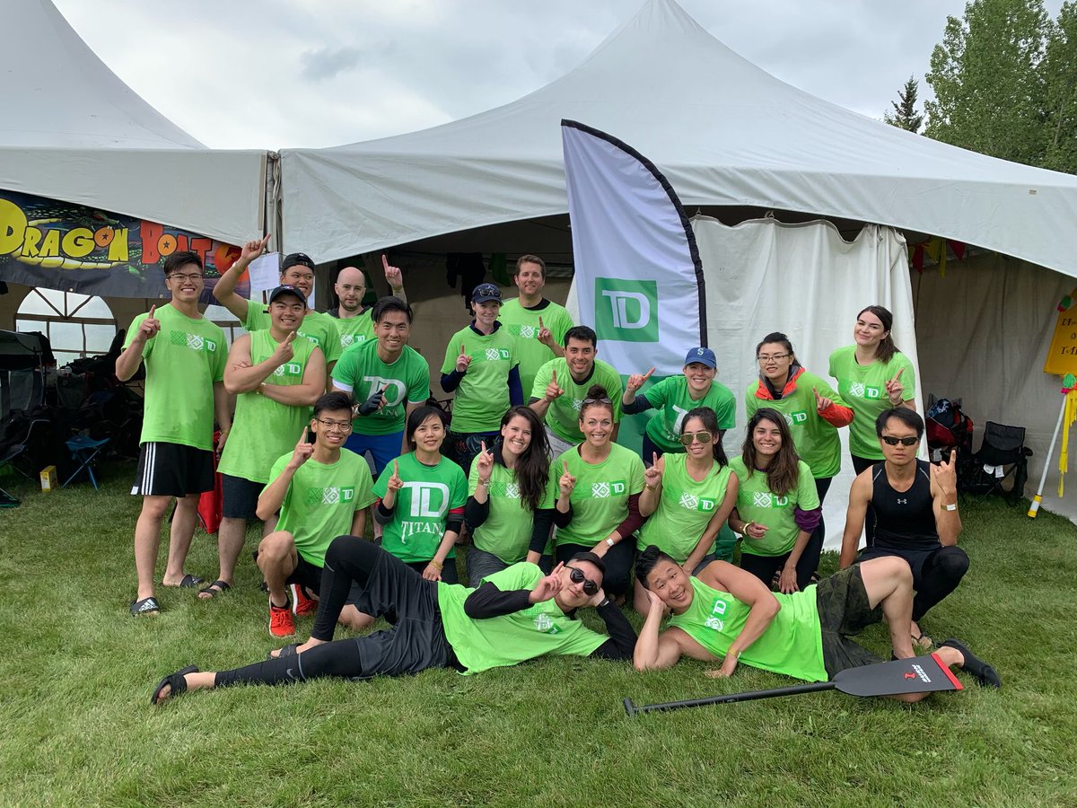 WE CAME FIRST!!! I love my team! Thank you TD! #TDTitans #TDInTheCommunity <a href="/robghazal/">Robert Ghazal</a> <a href="/TdMahogany/">TD Mahogany</a> <a href="/BeatonNicole/">Nicole Beaton</a> @ShawnnetteF_TD @AndrewP_TD <a href="/RussAnderson99/">RussAnderson</a> <a href="/KariScarlett/">Kari Scarlett</a> <a href="/karirashka/">Karina Vuk</a> @KuscheNada