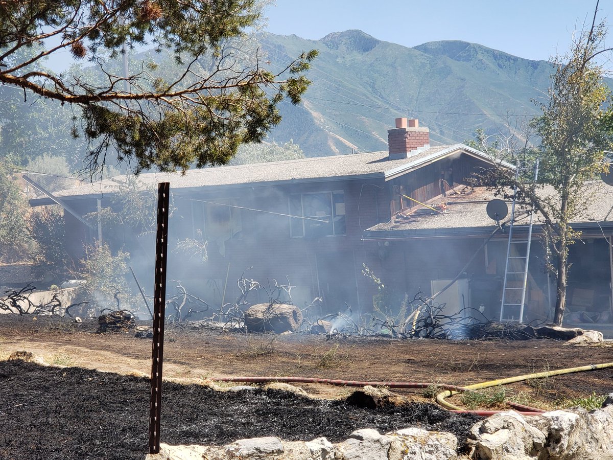 We have a house fire in the area of 800 E. 400 N. Please avoid the area.