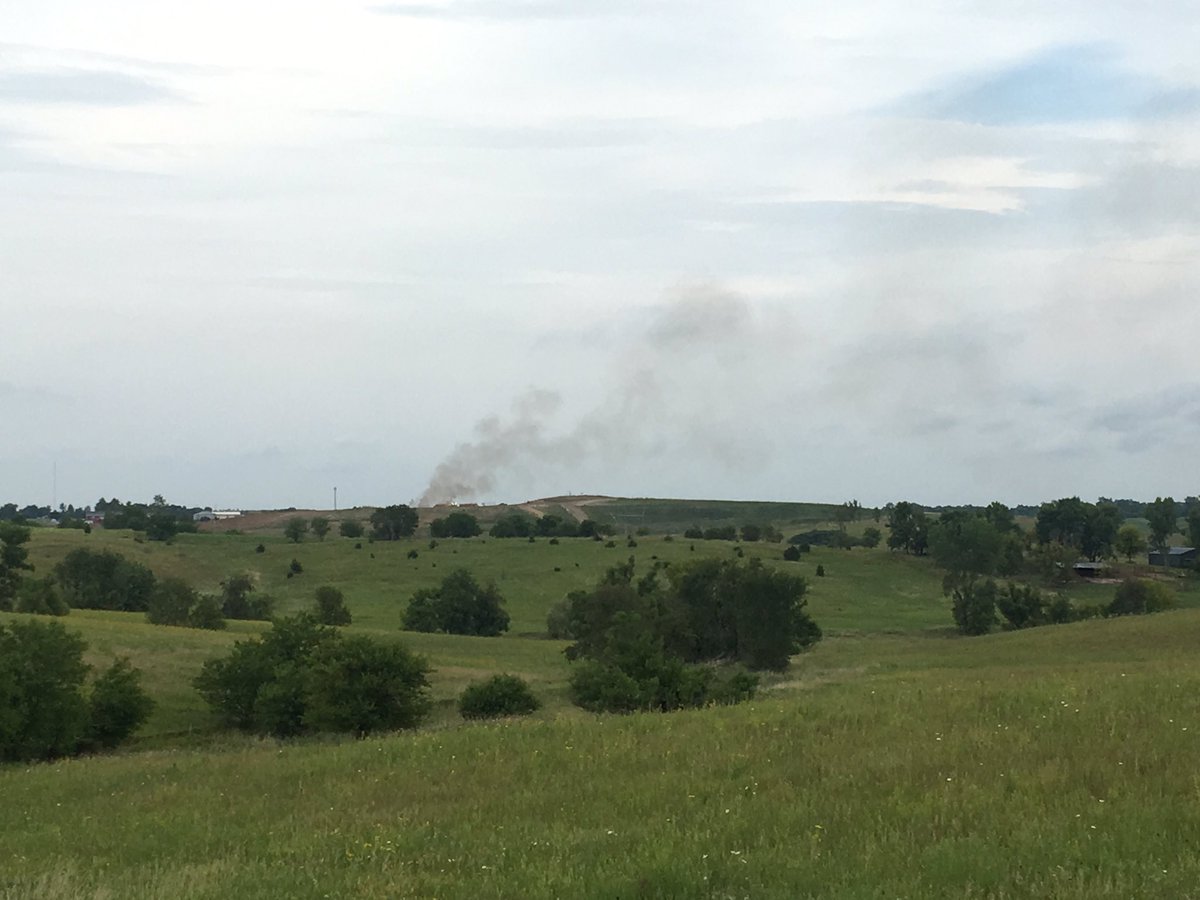 The Iowa City landfill is on fire again...