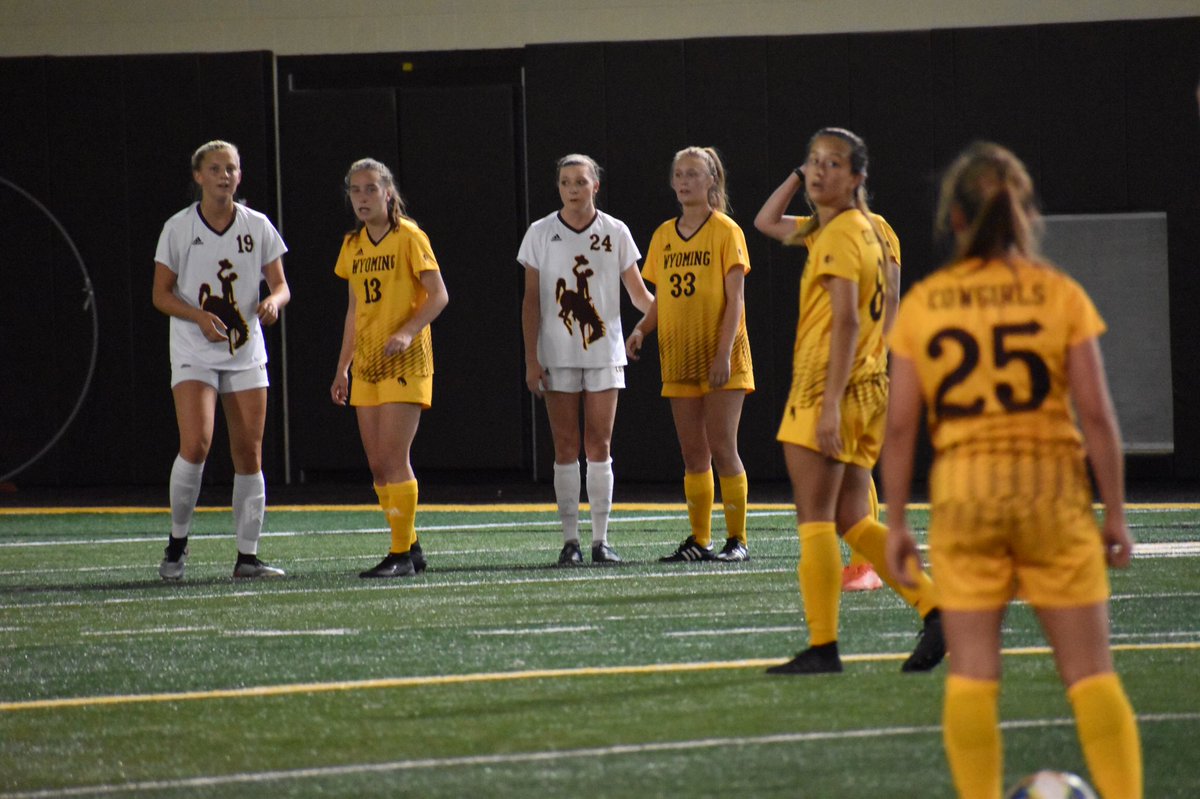 Our Gold and White scrimmage ends in a 0-0 draw.

Next up we host a exhibition game against FC Boulder next Saturday! 

#OneWyoming #GoWyo