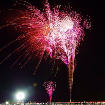 常総きぬ川花火大会22は中止 日程はいつで延期の有無は