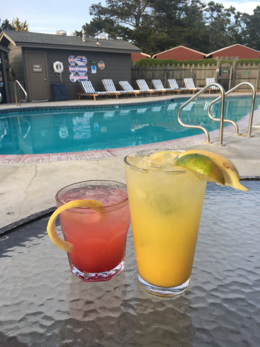 You can't go wrong with a drink by the pool on a summer afternoon!