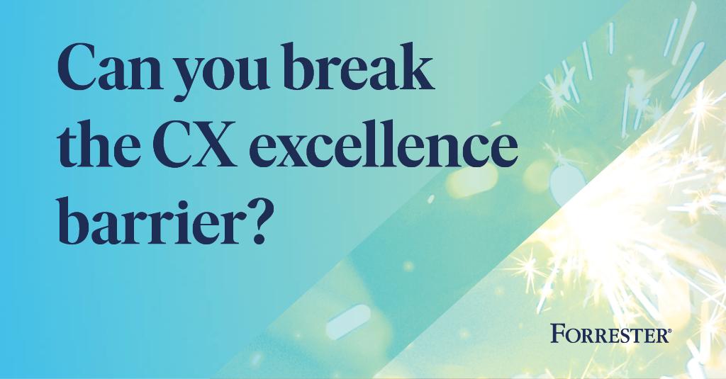 forrester's tweet image. How can brands achieve excellent CX? Step 1: Know what customers find most important. Learn more. forr.com/31xFj2N #CXIndex #CX