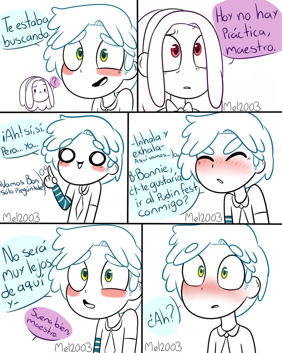 Melanie_Jardon's tweet photo. ''LA CONFESIÓN PERFECTA'' Pág. 7
- Lo logró.
+ ¿Lo logré?
- Lo logró (?
Weno no, aún no completa su misión xD
#BxB #BonxBonnie #FNAFHSZ3R0 #FNAFHS #FHSZ3R0 #FHS #SaveBxB https://t.co/VsWKLxjVH1
