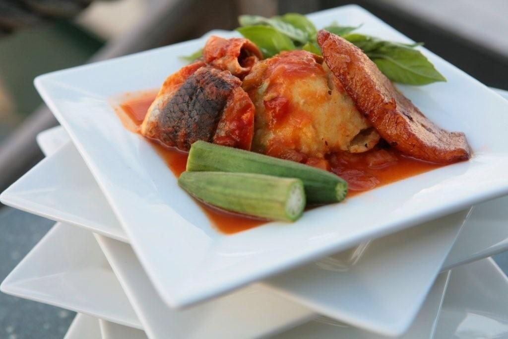 Flying fish and Cou Cou - The national dish of #Barbados via @TropicsMagazi...