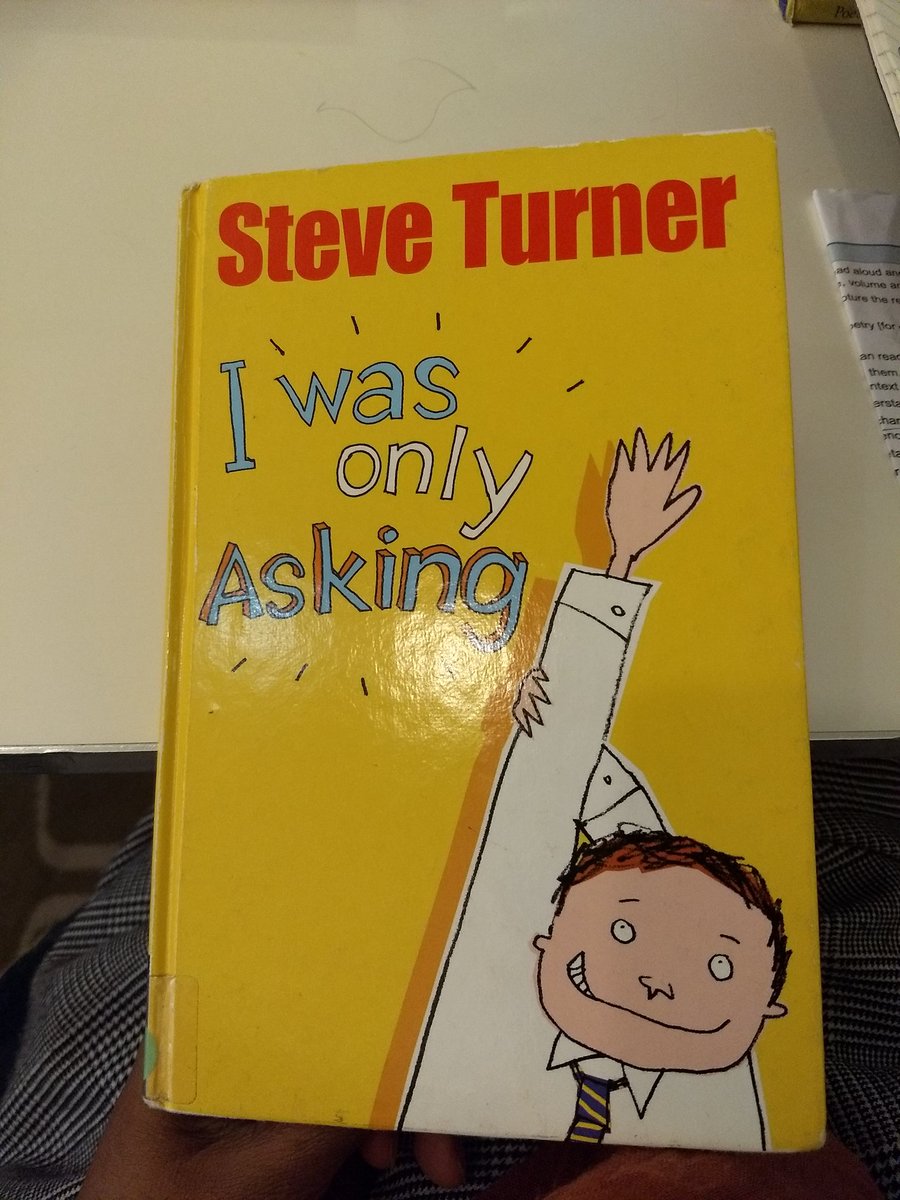 We loved Steve Turner's Children's Poetry book "I was only asking" what a genius... Check out three interesting poems we found 
✨<a href="/turniptop/">Steve Turner</a> #poetoftheweekpoeverse
