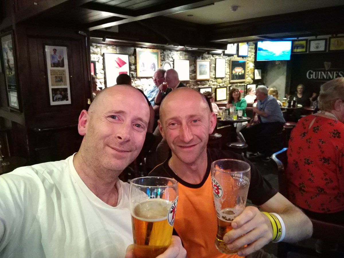 The most looked forward to pint bottles of cider ever. After the greatest victory of his running career, sitting with <a href="/fozzyf1/">fozzy forristal</a> enjoying the victory and over 16 hours of feeding him, screaming at him, consoling him and congratulating him. A weekend for the ages. #connemara100