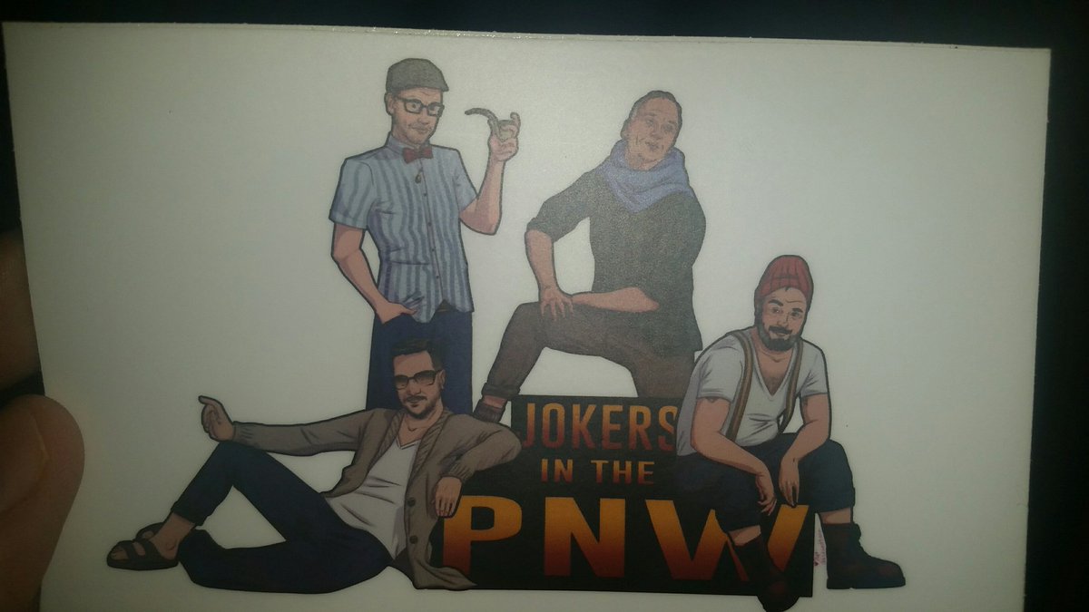 DrkAngel83's tweet photo. Almost forgot to post this beauty I got from @klikandtuna love my @truTVjokers @SalVulcano @Joe_Gatto @jamessmurray @BQQuinn https://t.co/fFNpXnktZ4