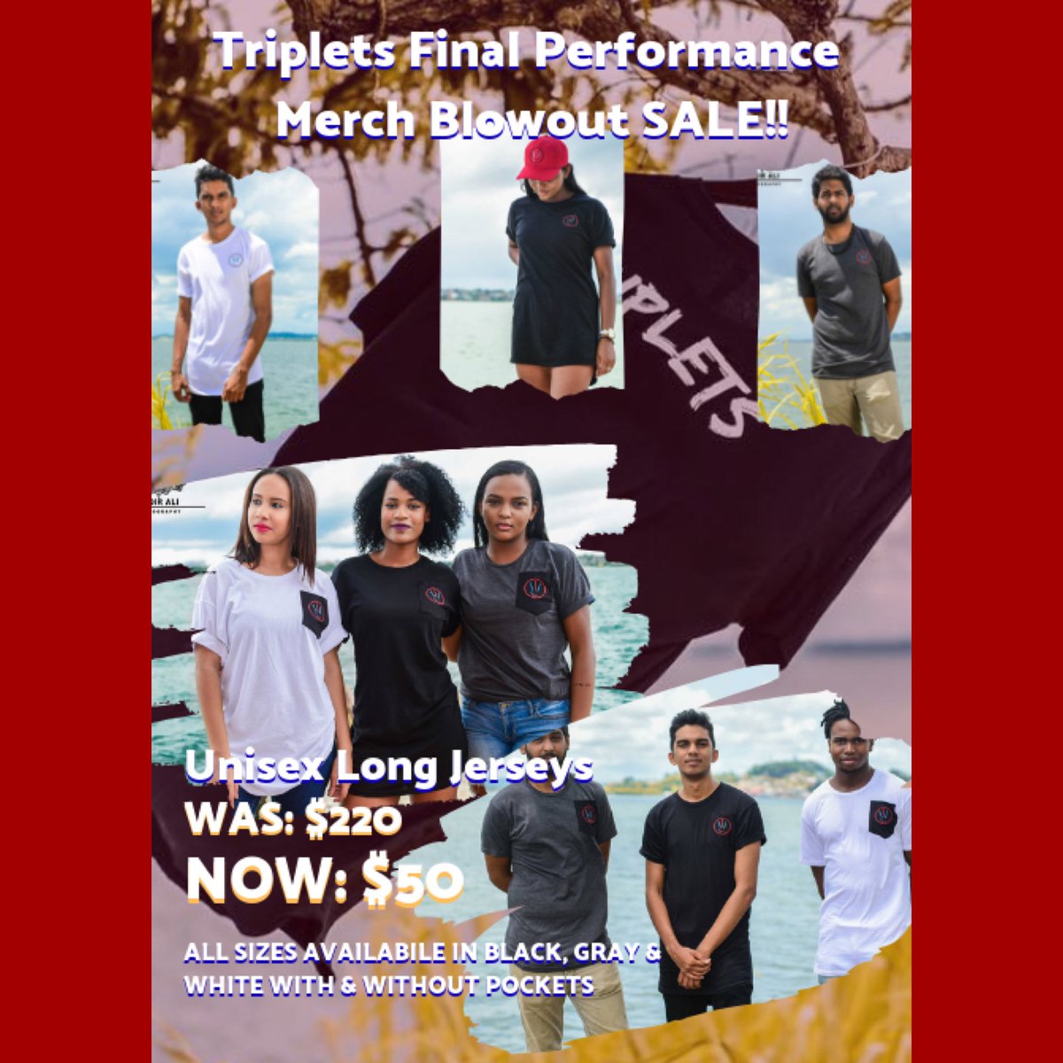 TripletsTT's tweet photo. This is a sale you don't want to miss! Purchase our Triplets Merch at an amazingly low price!! 

Our Merch can be purchased through our Social Media accounts (until 17.8.19) or purchased at our final performance on Friday! #TripletsTheFinalPerformance https://t.co/k8qJmFoDnz