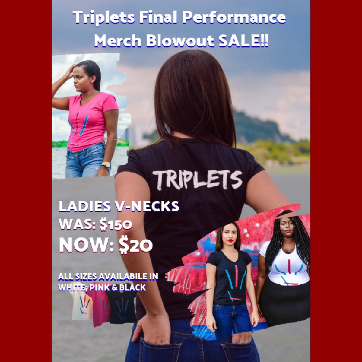 TripletsTT's tweet photo. This is a sale you don't want to miss! Purchase our Triplets Merch at an amazingly low price!! 

Our Merch can be purchased through our Social Media accounts (until 17.8.19) or purchased at our final performance on Friday! #TripletsTheFinalPerformance https://t.co/k8qJmFoDnz