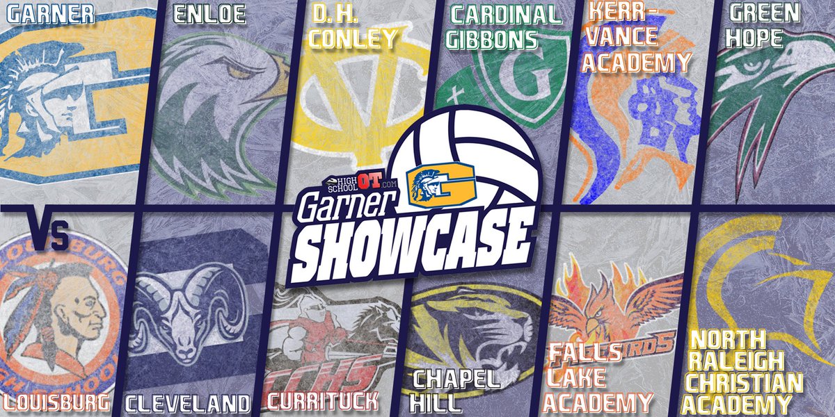 GarnerVball's tweet photo. In graphic form #2019HSOTVolleyballShowcase Games are at 9, 11, 1, 3, 5, 7
August 24 @highschoolot https://t.co/DOGSbdroON
