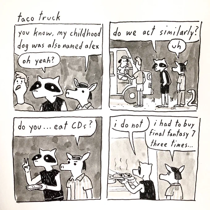 ol alex loved eating CDs more than anything ? 