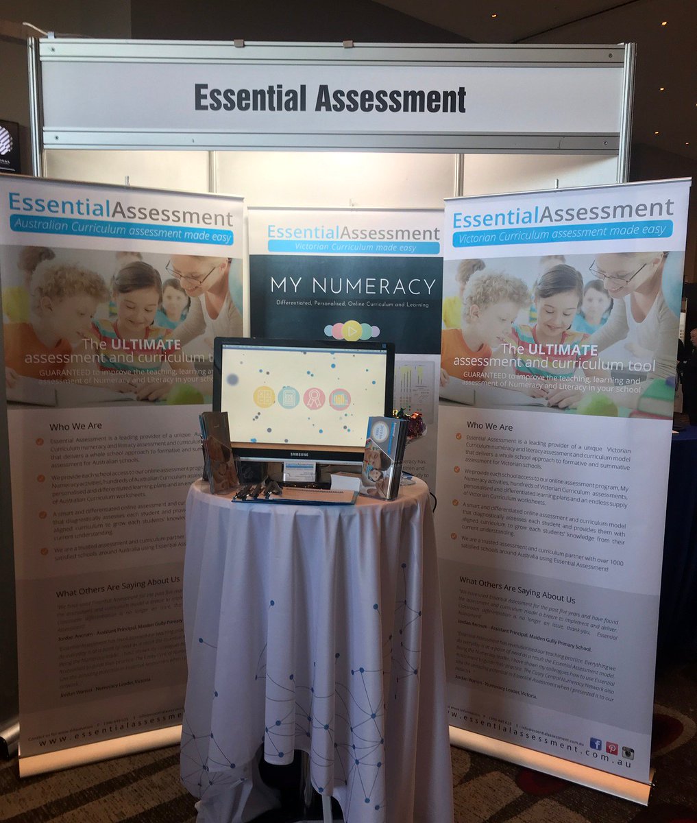 essentialassess's tweet photo. What a great way to start the week! Essential Assessment is at #vasspconf19 today and tomorrow. Make sure you drop by stand IB13 for a chat. @_vassp #essentialassessment https://t.co/msklVEmoIy