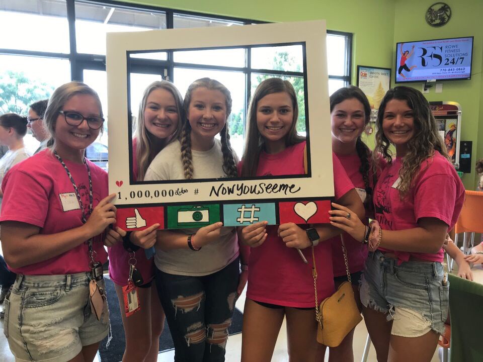 olacheers's tweet photo. When giving back is a little more special. Our sweet Abigail. #abigailstrong #olastrong #strongertogether https://t.co/L3OBBUXkgA