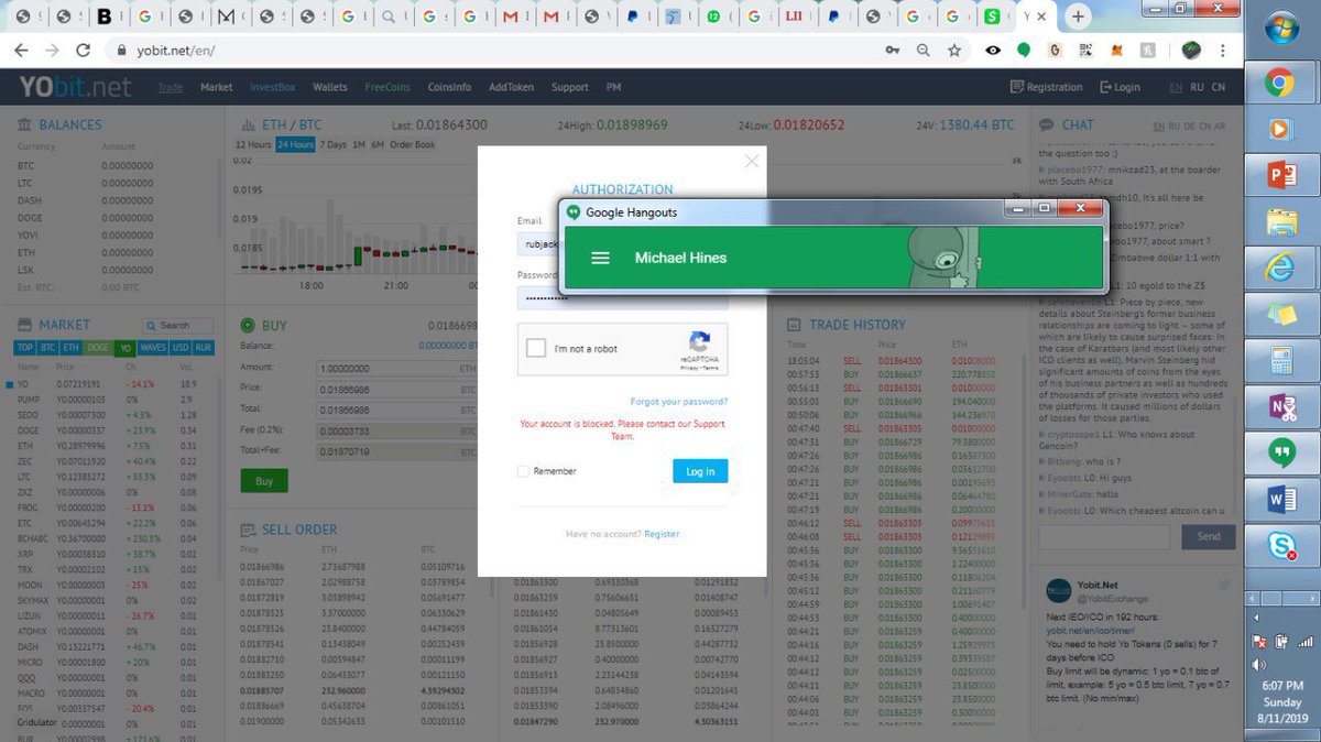 ExchangeUnnamed's tweet photo. @YobitExchange Omg You blocked someone account for nothing and he holds 50 Yo amounting to 3.5 Btc !!! Support is also not answering from 3 days !! glowbox907 Is member username ..... Get away from scam exchange and do join @ExchangeUnnamed with 24x7 customer support !! https://t.co/EkqNvxTuxS