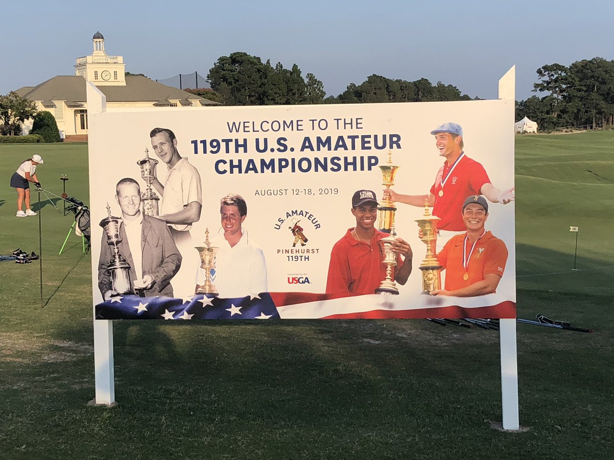 Turf_Kid's tweet photo. Looking for to a great week with @JohnJeffreys3 @klgentry88 and the rest of the @PinehurstResort staff for the 119th @USGA US Amateur! Fortunately @TorreyBoman and the rest of the @SiteOneSupply staff can cook! #icantcook #callthecaterer https://t.co/mJUKJ7963F